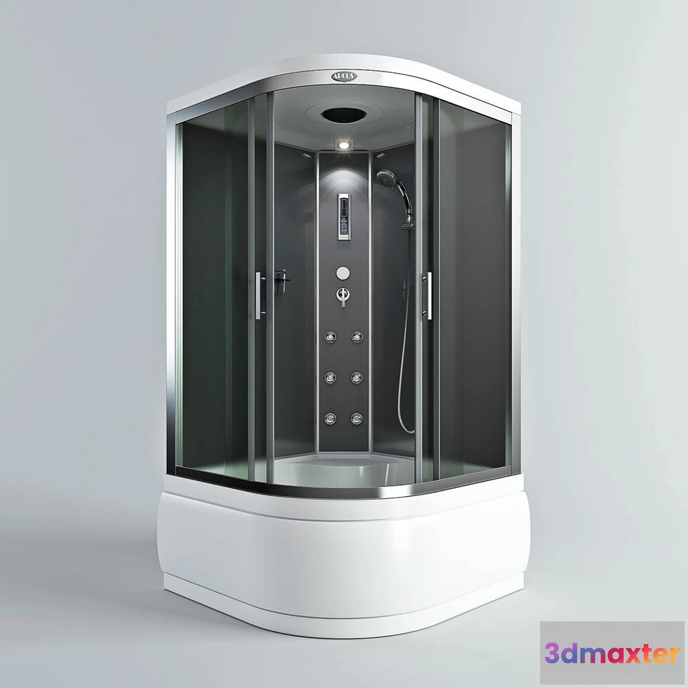 1588858 - bathroom - Shower ARCUS AS-114 3D Max