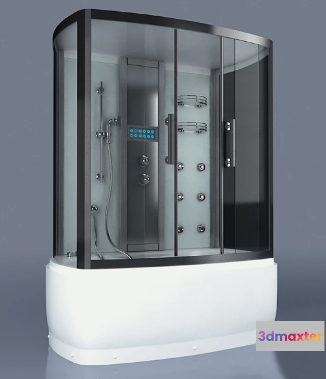 1588864 - bathroom - Ego  box shower 3D Max