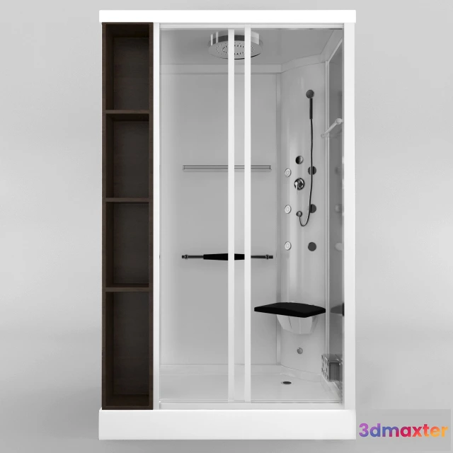 1588866 - bathroom - Shower cabin Timo Puro 3D Max