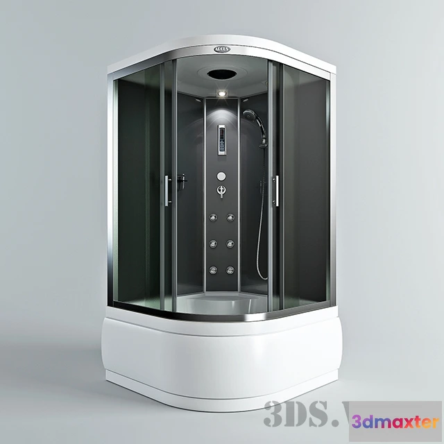 1588884 - bathroom - Shower cabin ARCUS AS-114 3D Max