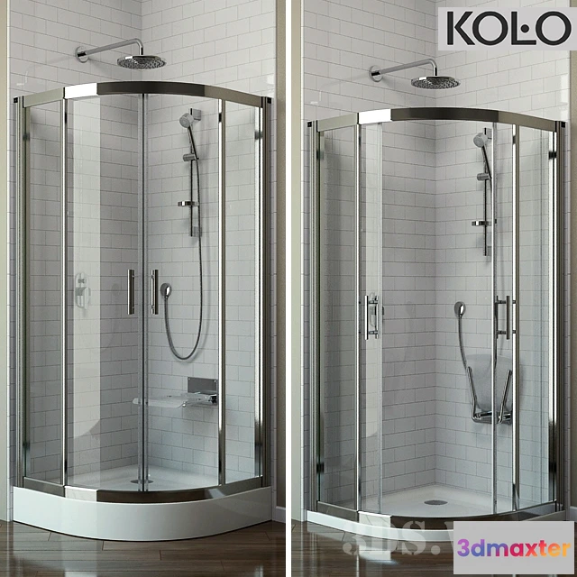 1588922 - bathroom - Shower cabin Kolo Geo 6 3D Max
