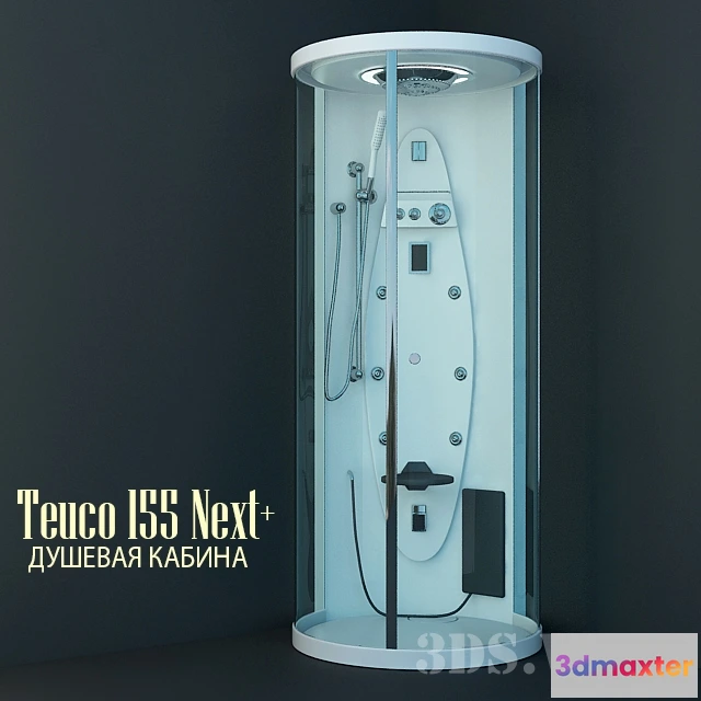 1588926 - bathroom - Shower Cabin Teuco 155 Next + 3D Max