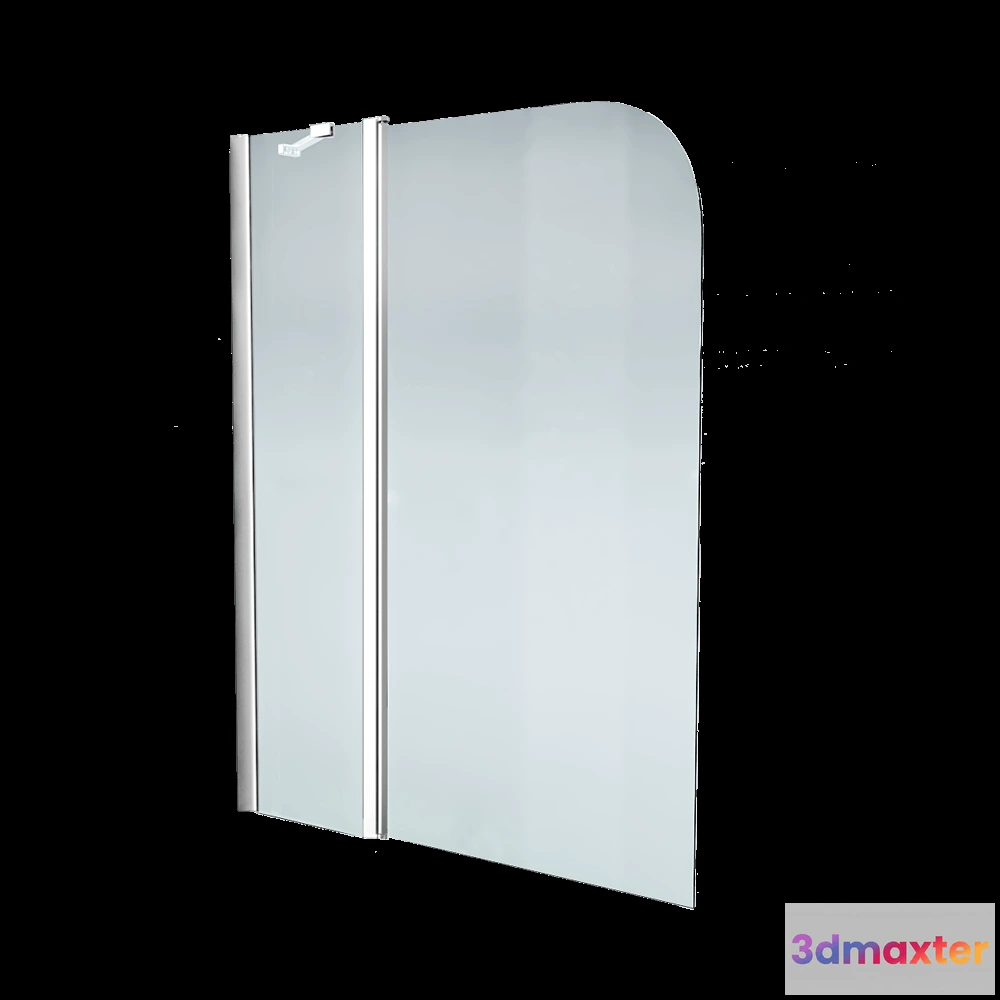 1588934 - WasserKRAFT - Glass curtains Leine 35P02-110 3D Max