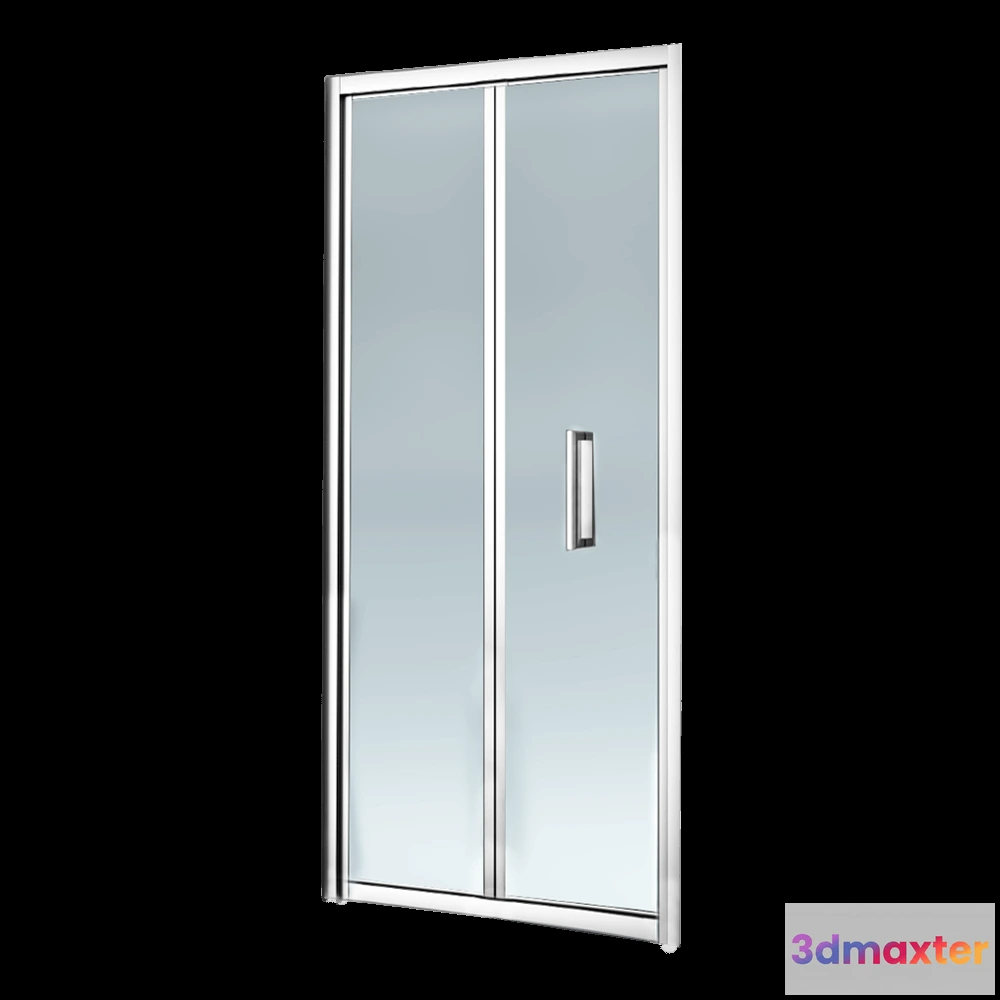 1588938 - WasserKRAFT - Shower door Weser 78F04 3D Max