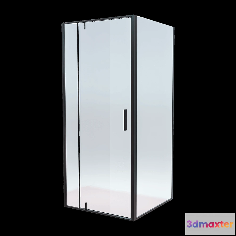 1588940 - WasserKRAFT - Shower cabin Elbe 74P03 3D Max