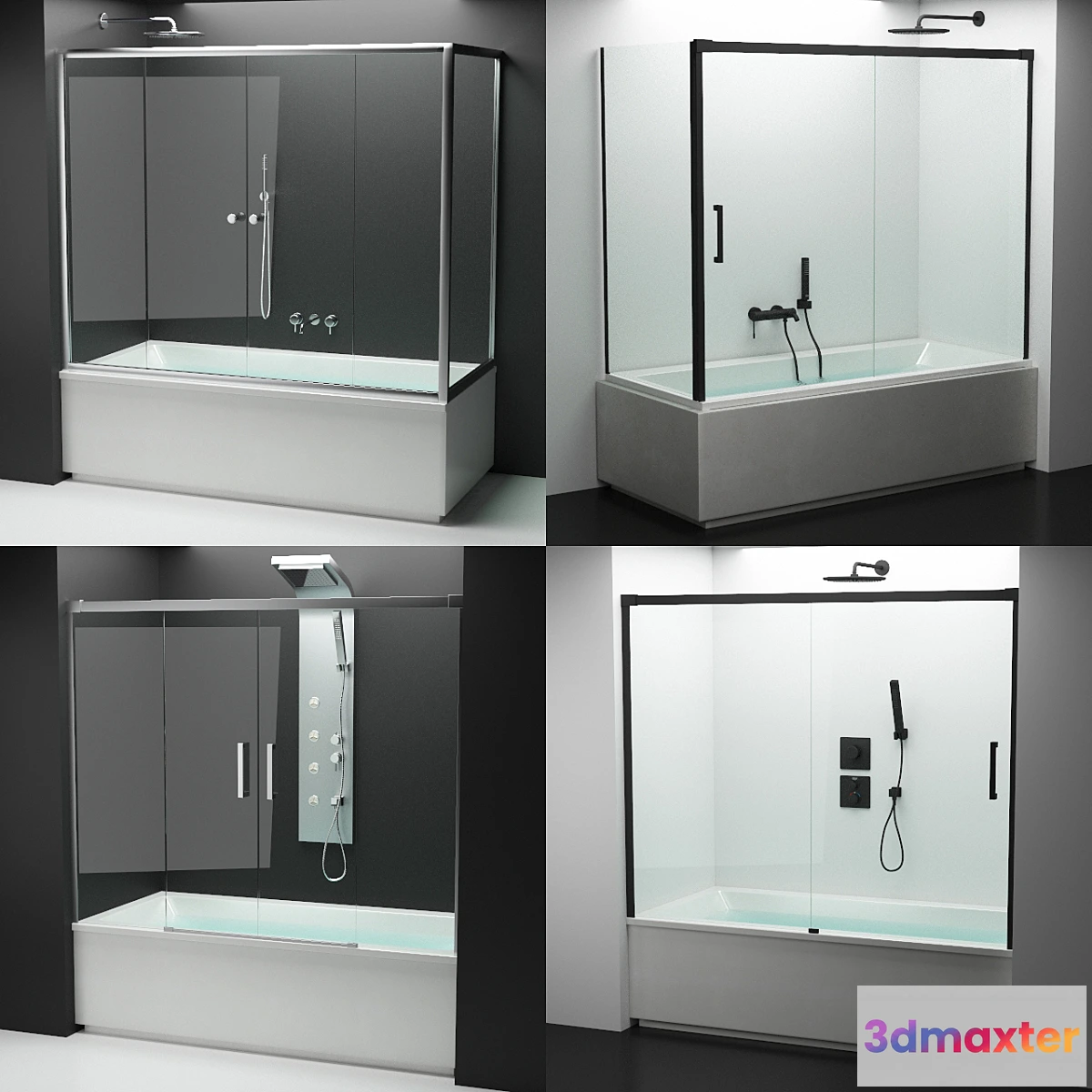 544779 - Set of shower cabins Radaway 9 + appliances