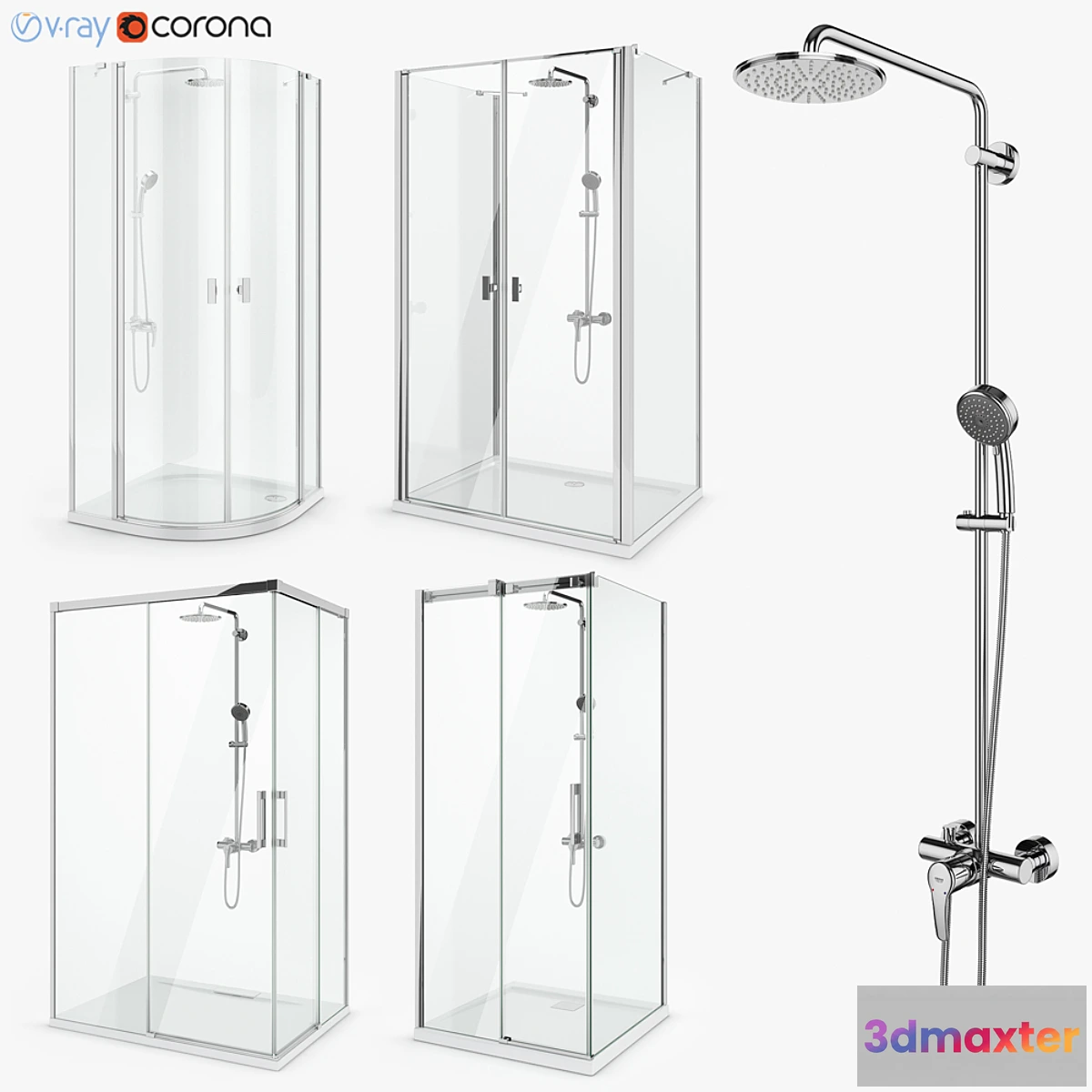 545173 - Set of shower cabins Radaway set 51