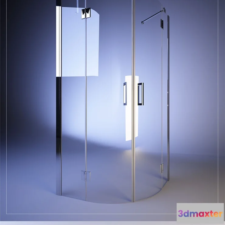 577204 - Arblu MARTE ANGOLO tondo shower screens