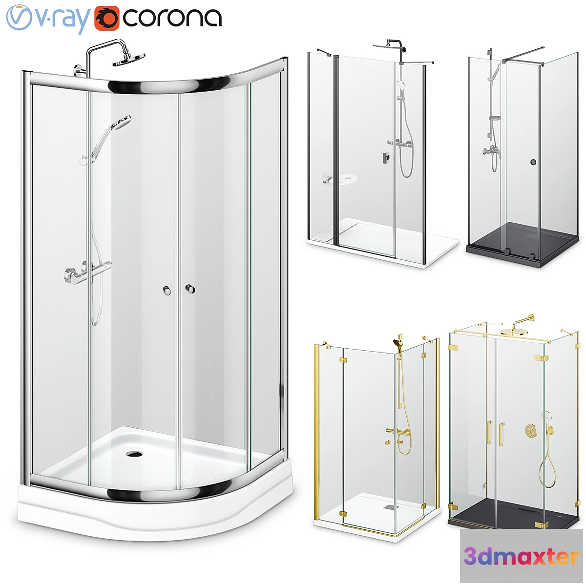 687054 - Shower enclosures and doors Radaway set 164