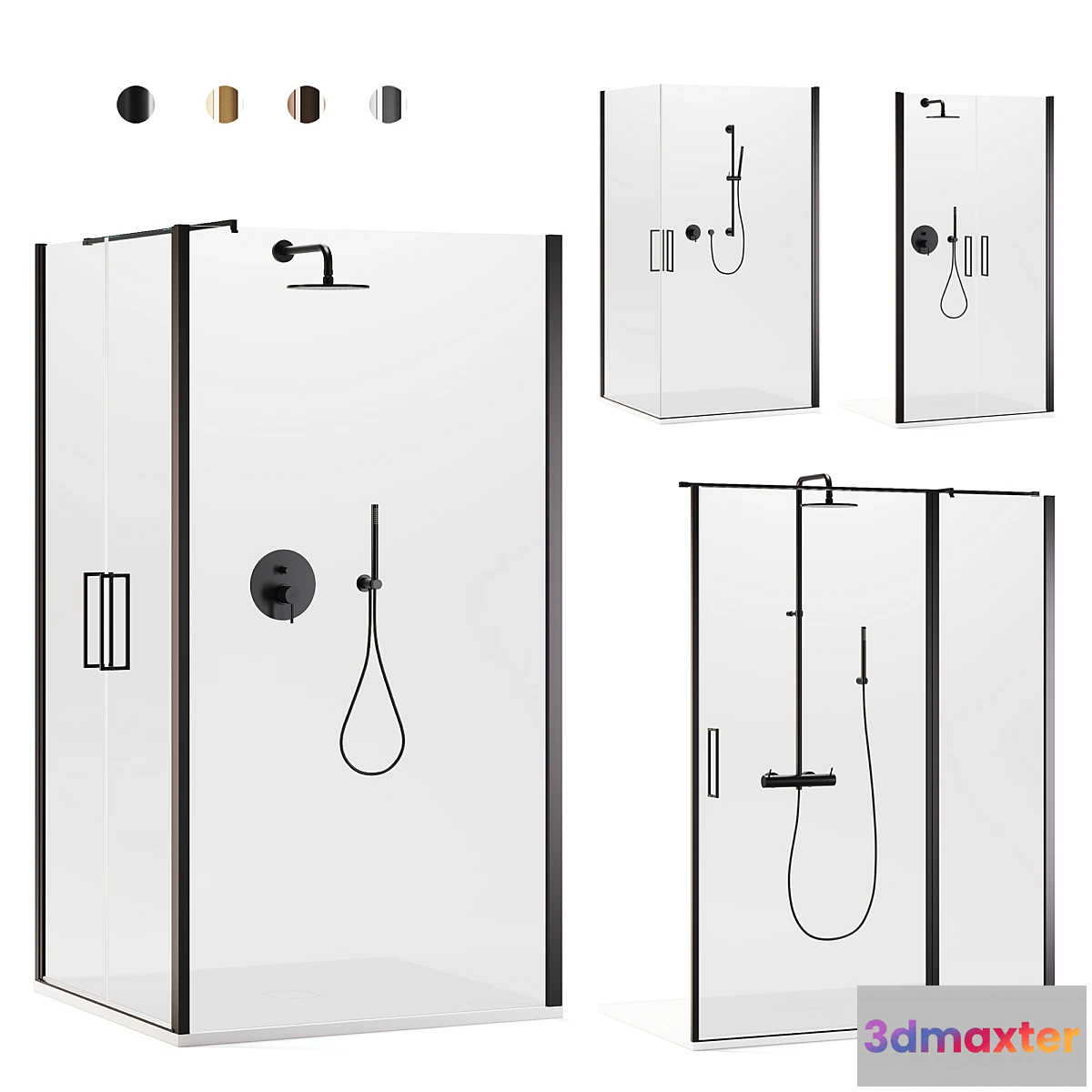 765879 - Arblu Icaro shower enclosures + Paffoni set 2 shower systems - No.3