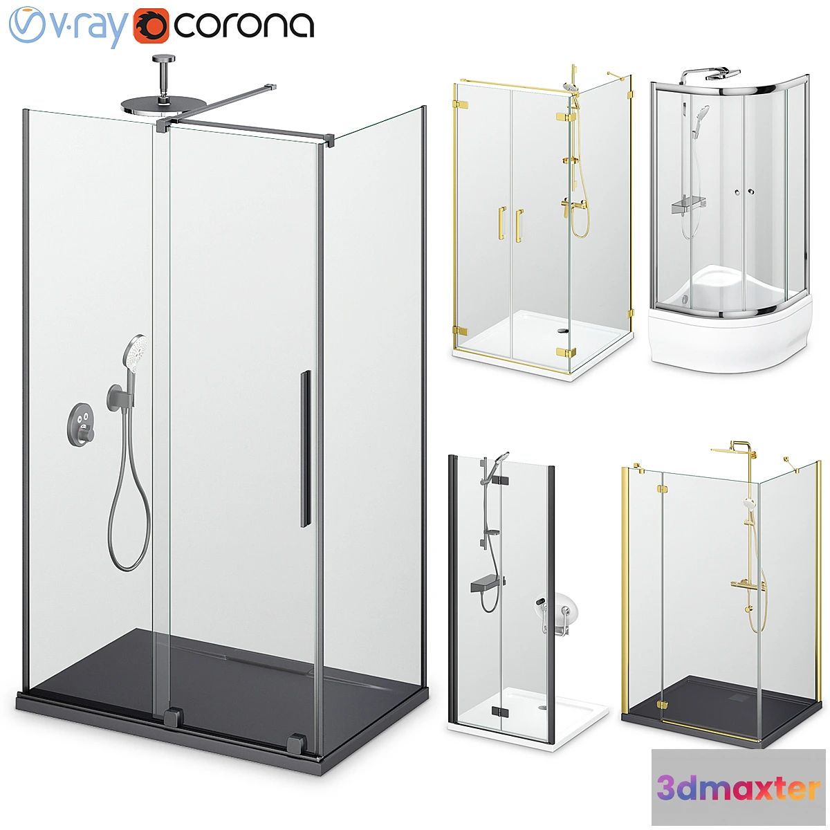 765893 - Shower enclosures and doors Radaway set 165 - No.2