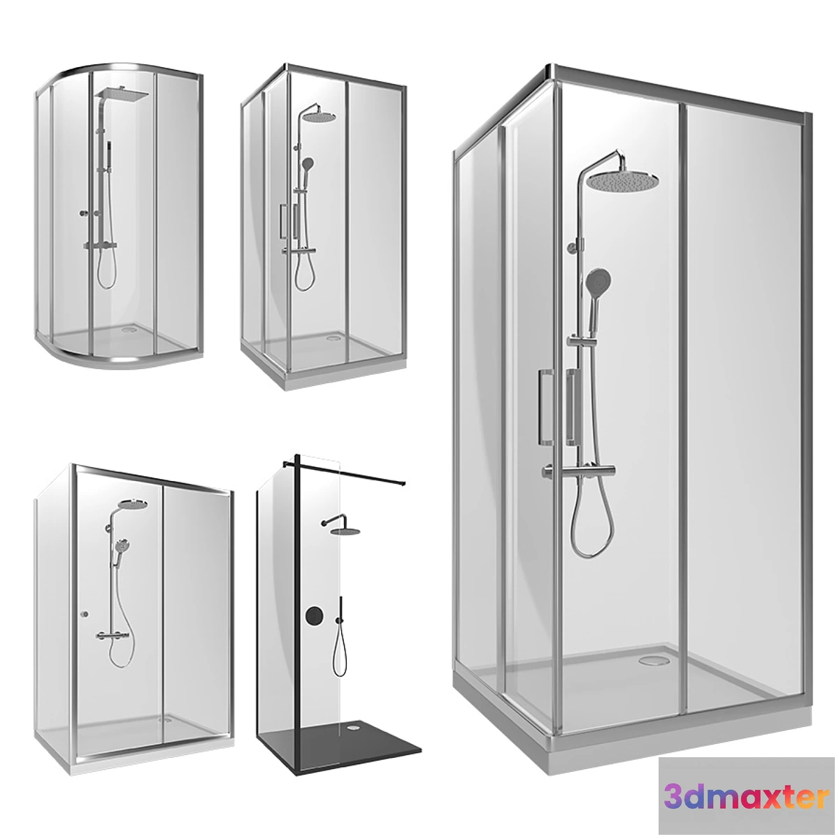 765907 - Omnires Shower Enclosures set 2