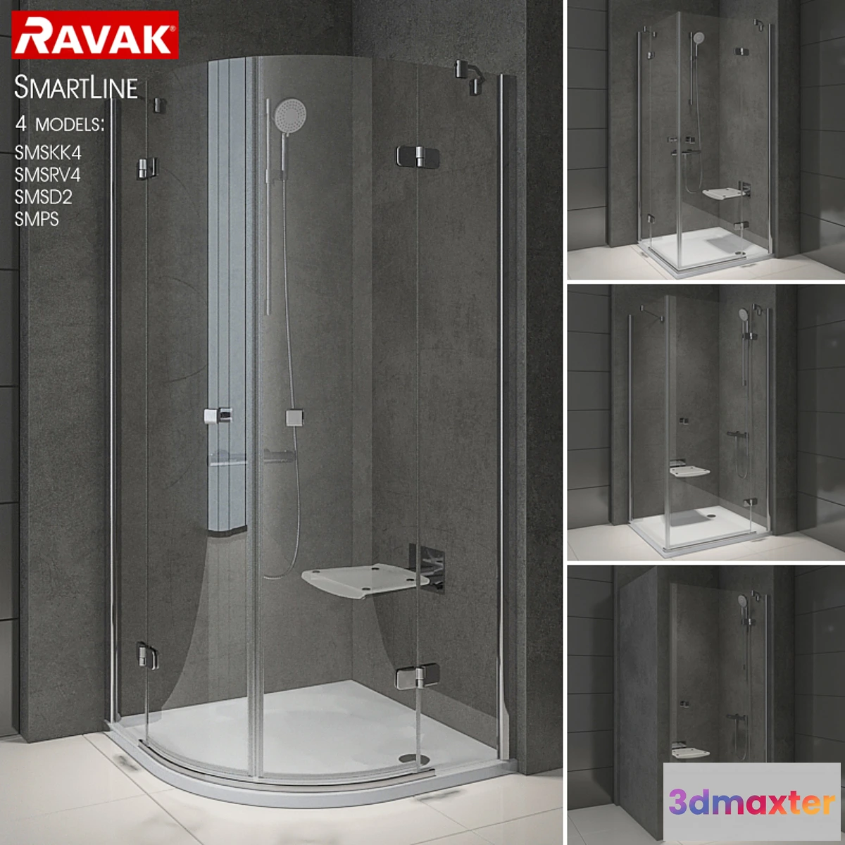810898 - Range of showers Ravak SmartLine