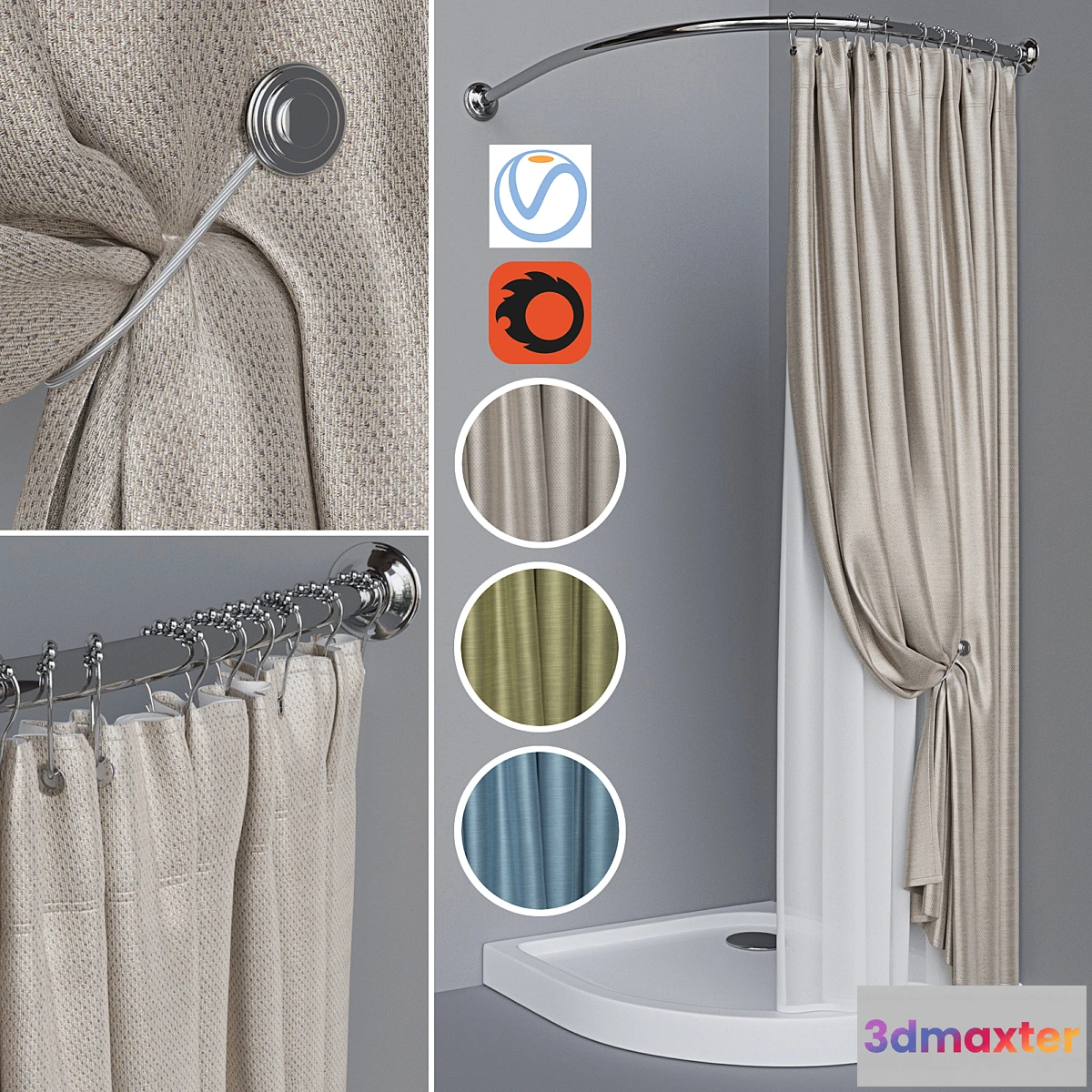 849989 - Shower curtain 1 - No.3