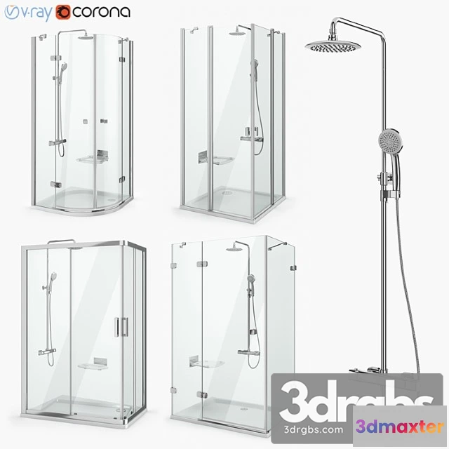 912726 - Nabor Dushevykh Kabin Ravak Set 18