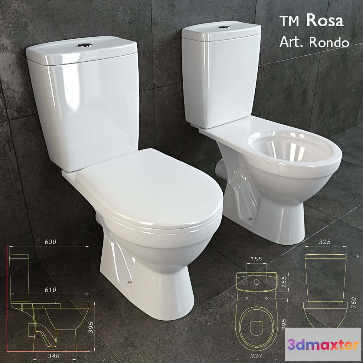 1278272 - Rondo toilet 3D Max