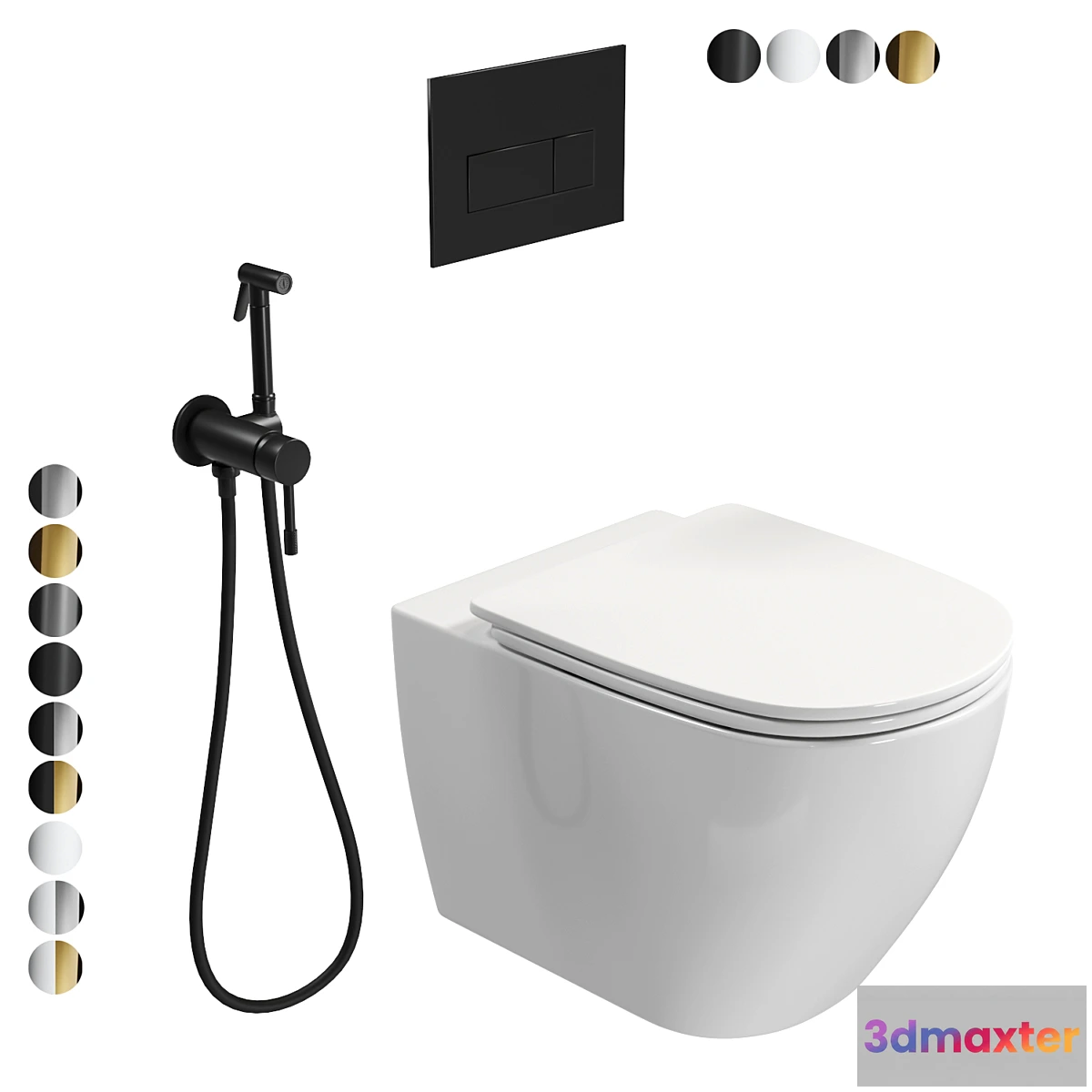 1411164 - Cezares Stylus + Boheme Uno + AlcaPlast Thin 3D Max