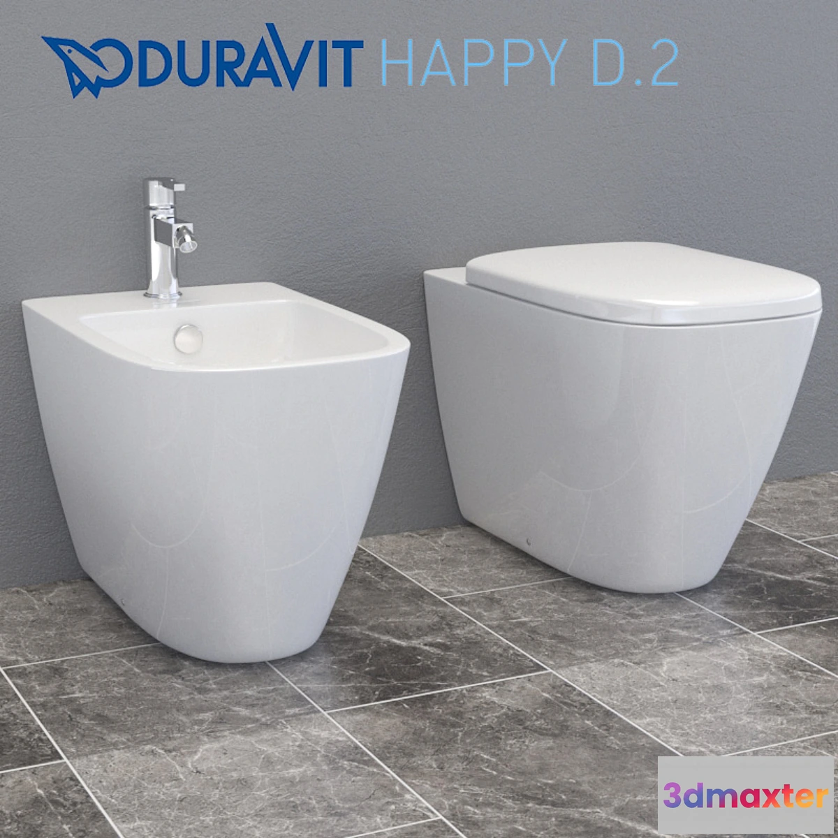 1417432 - Duravit HAPPY D2 3D Max