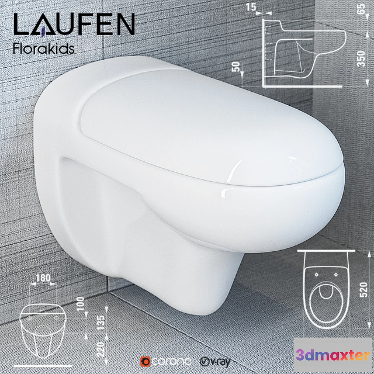 1429572 - Laufen Florakids 3D Max