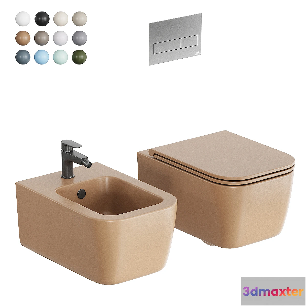 1432354 - GSG Ceramic Design Brio Wall-Hung WC 3D Max
