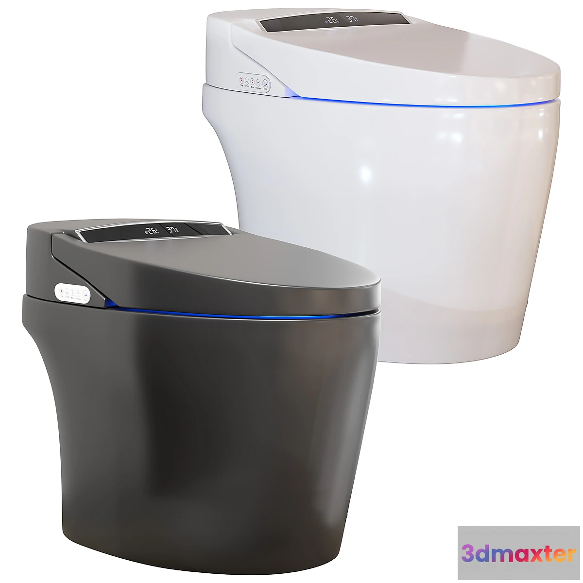 1469232 - Modern smart automatic toilet 3D Max