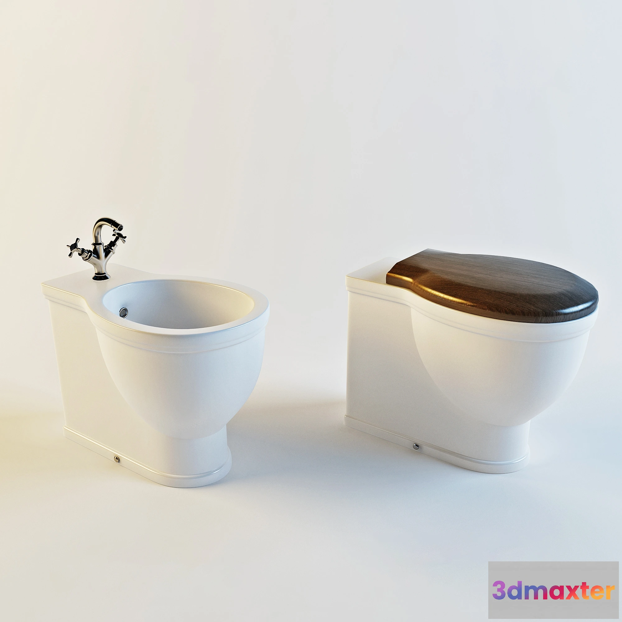 1589036 - bathroom - Toilet and bidet Villeroy & Boch 789 3D Max