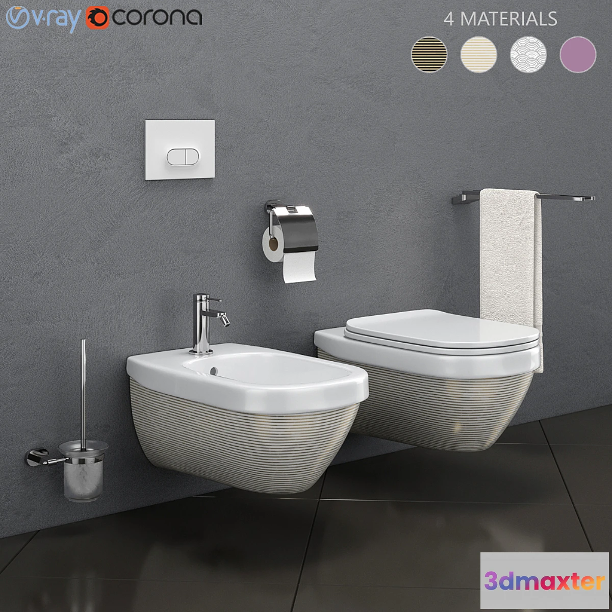 545335 - Toilet and bidet HATRIA  ABITO