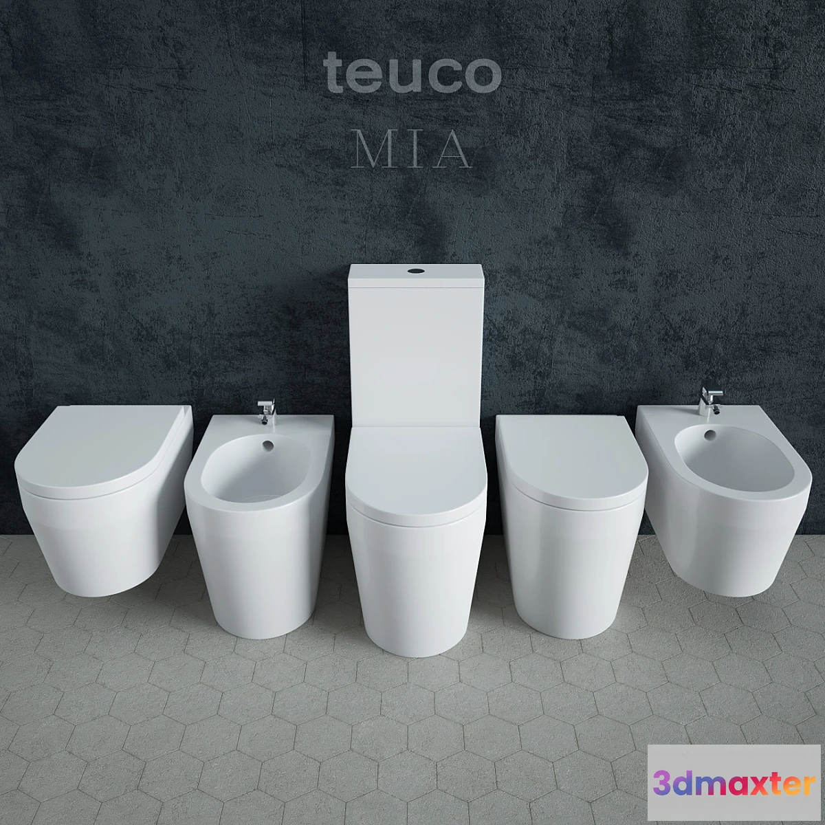 577436 - Toilet and bidet Teuco Mia