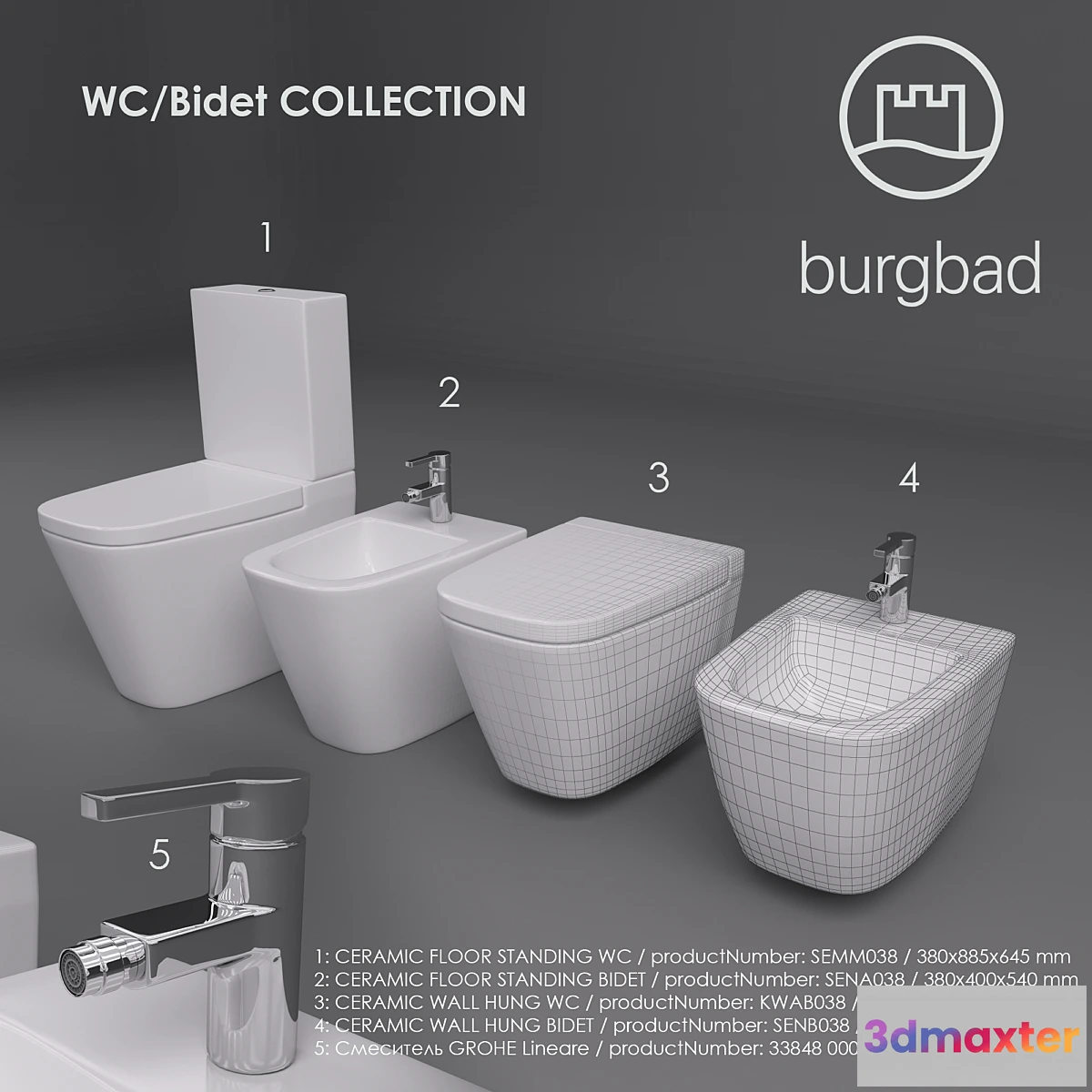 626151 - Burgbad WC_Bidet COLLECTION