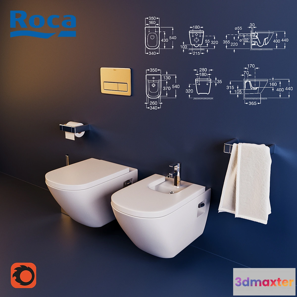 665975 - Toilet and Bidet Roca The Gap