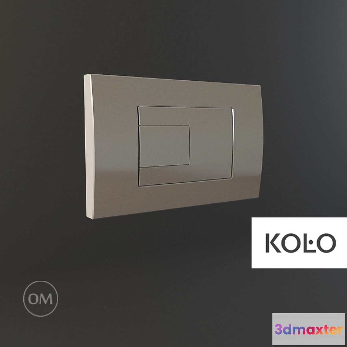 798948 - KOLO Wc button fusion chrom