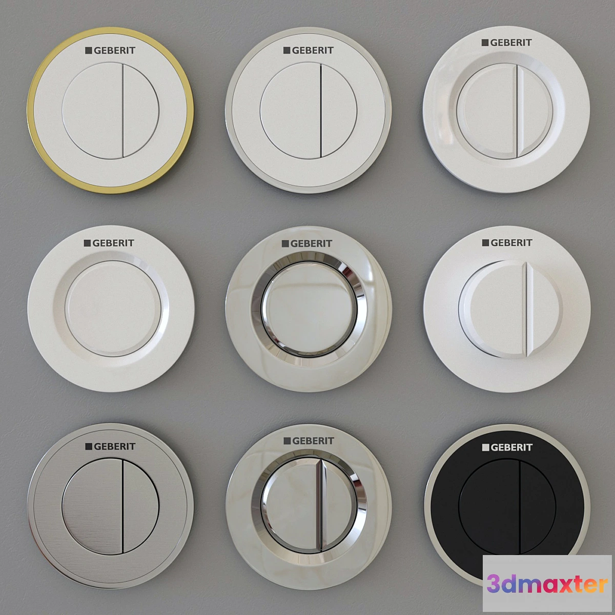 872651 - GEBERIT flush buttons - No.4