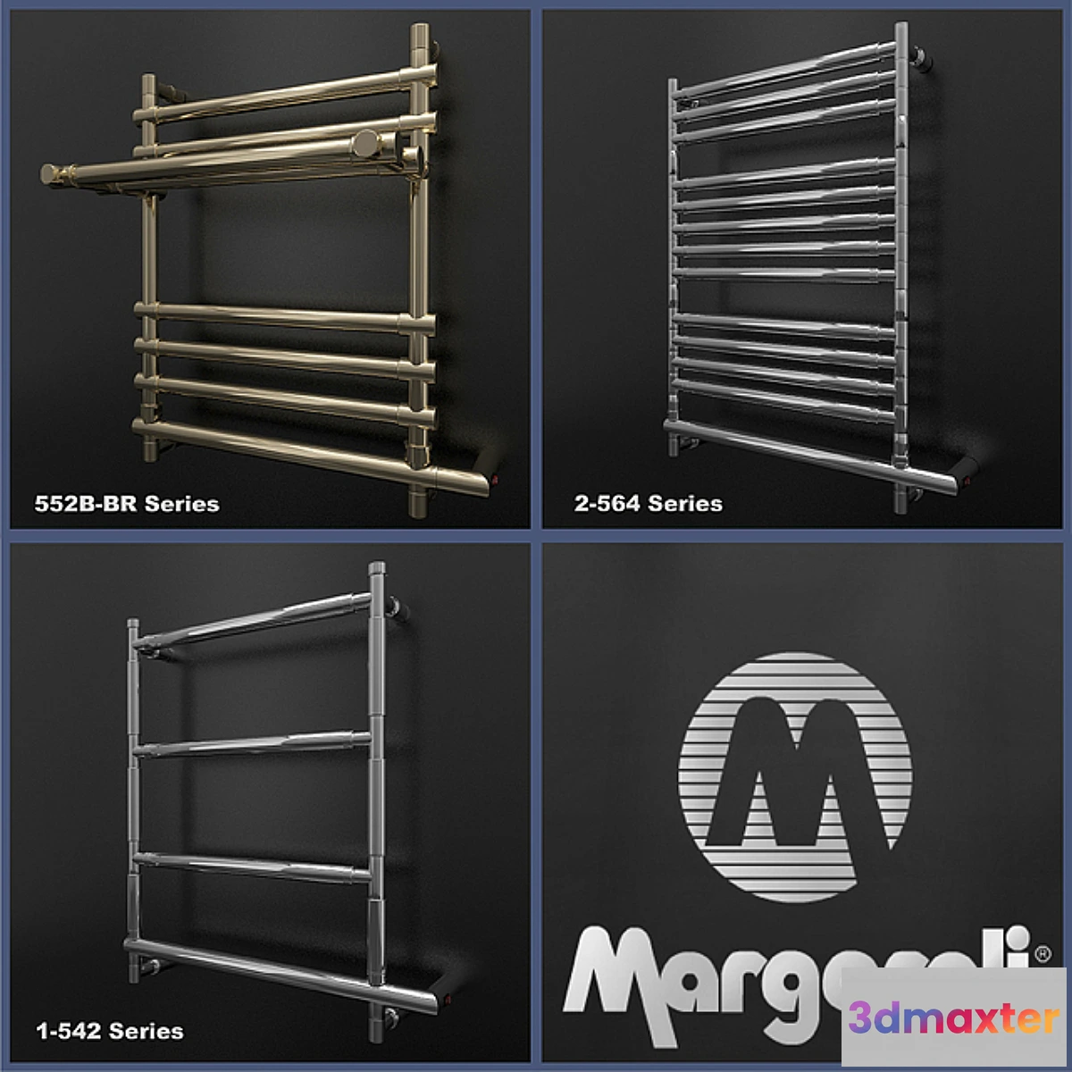 1283762 - Towel dryer Group “Margaroli” - No.2 3D Max