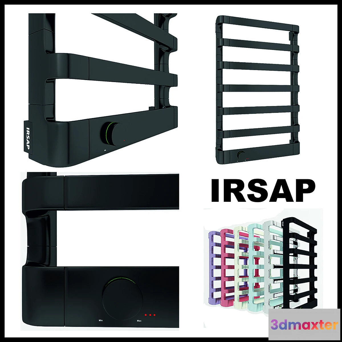 1356461 - STEP-E towel warmer 3D Max