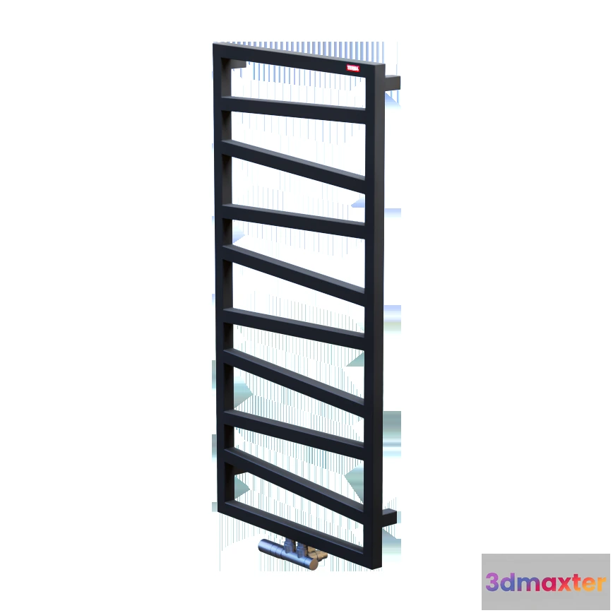 1589338 - bathroom - Design ZigZag towel rail 3D Max