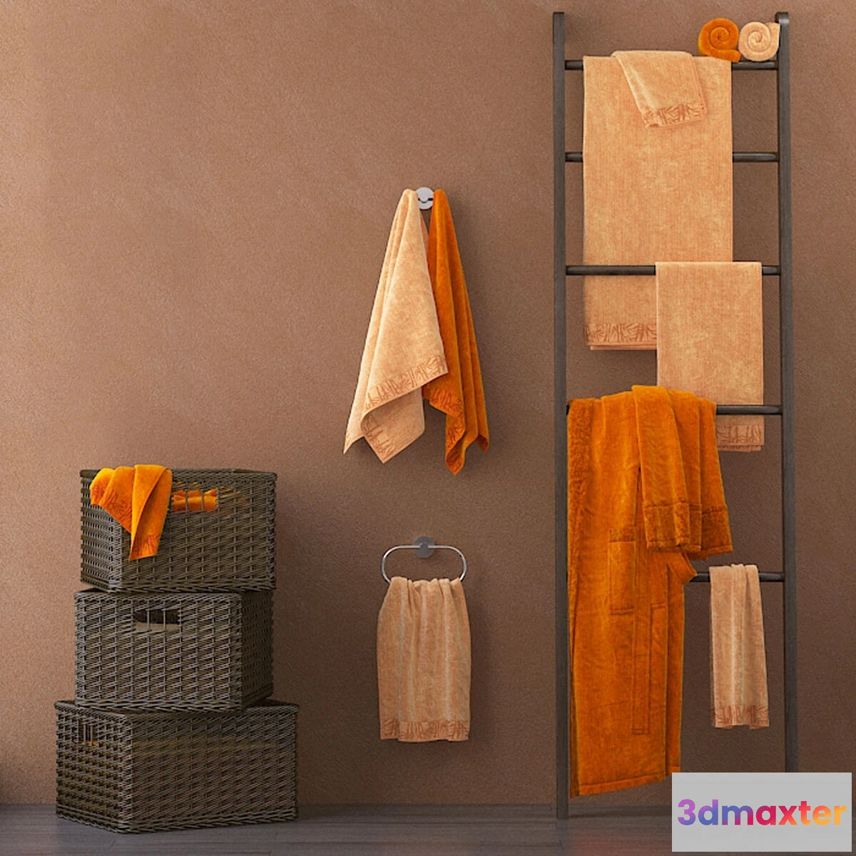 1589350 - bathroom - Towels for bathroom m30-1 3D Max