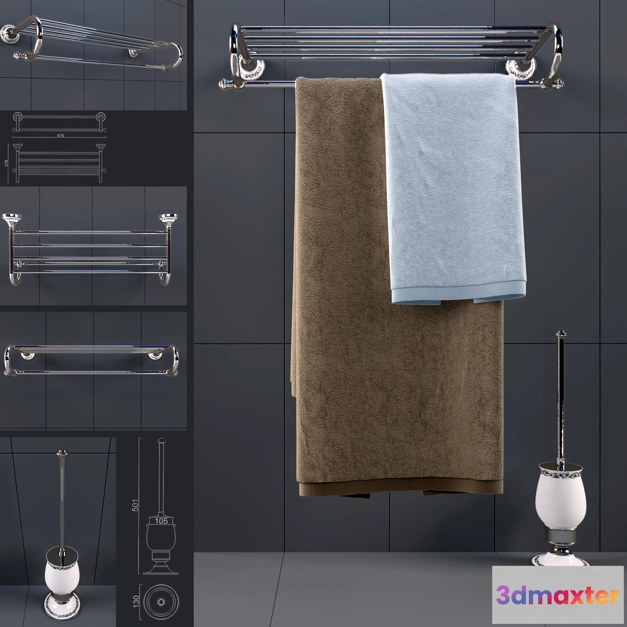 1589360 - bathroom - Towel 9 3D Max