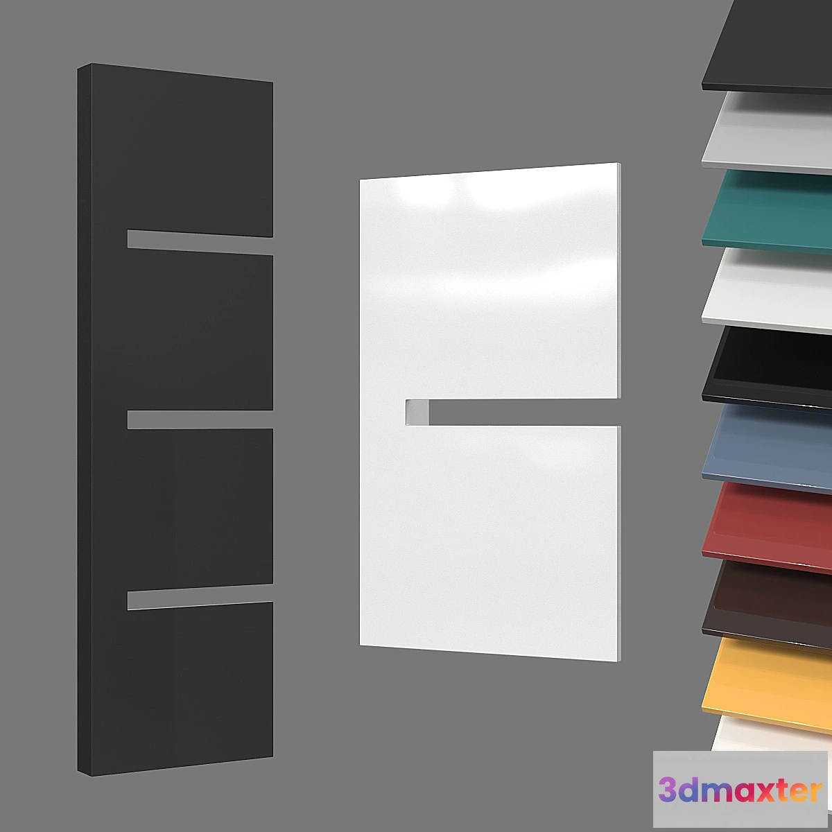 545401 - Heated towel rail Irsap Sequenze. (2 sizes 10 materials)