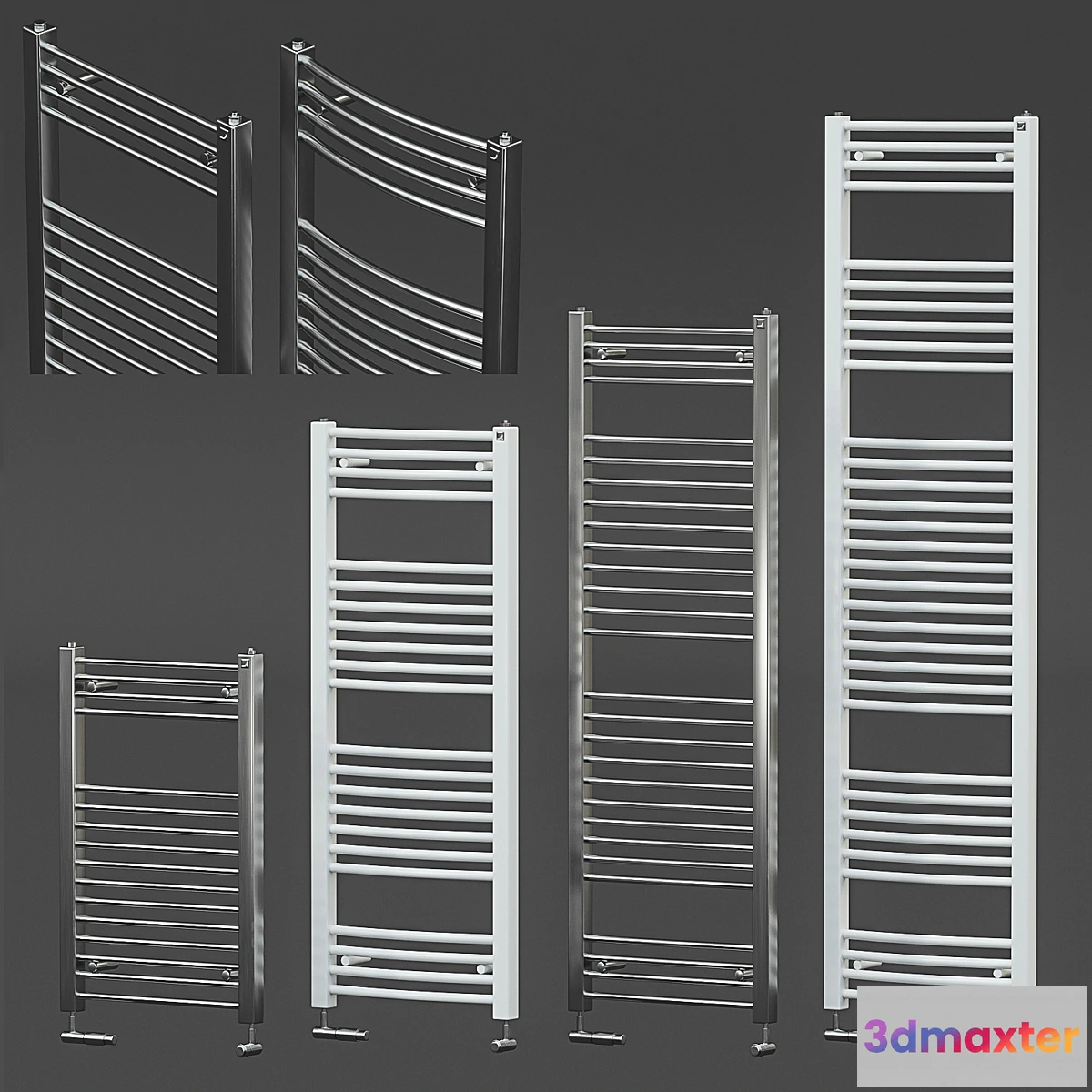 545407 - Heated Towel Rail Zehnder Aura