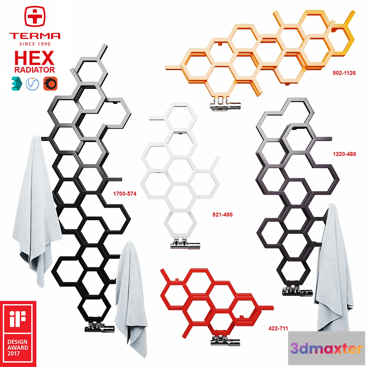 661571 - Terma HEX radiators