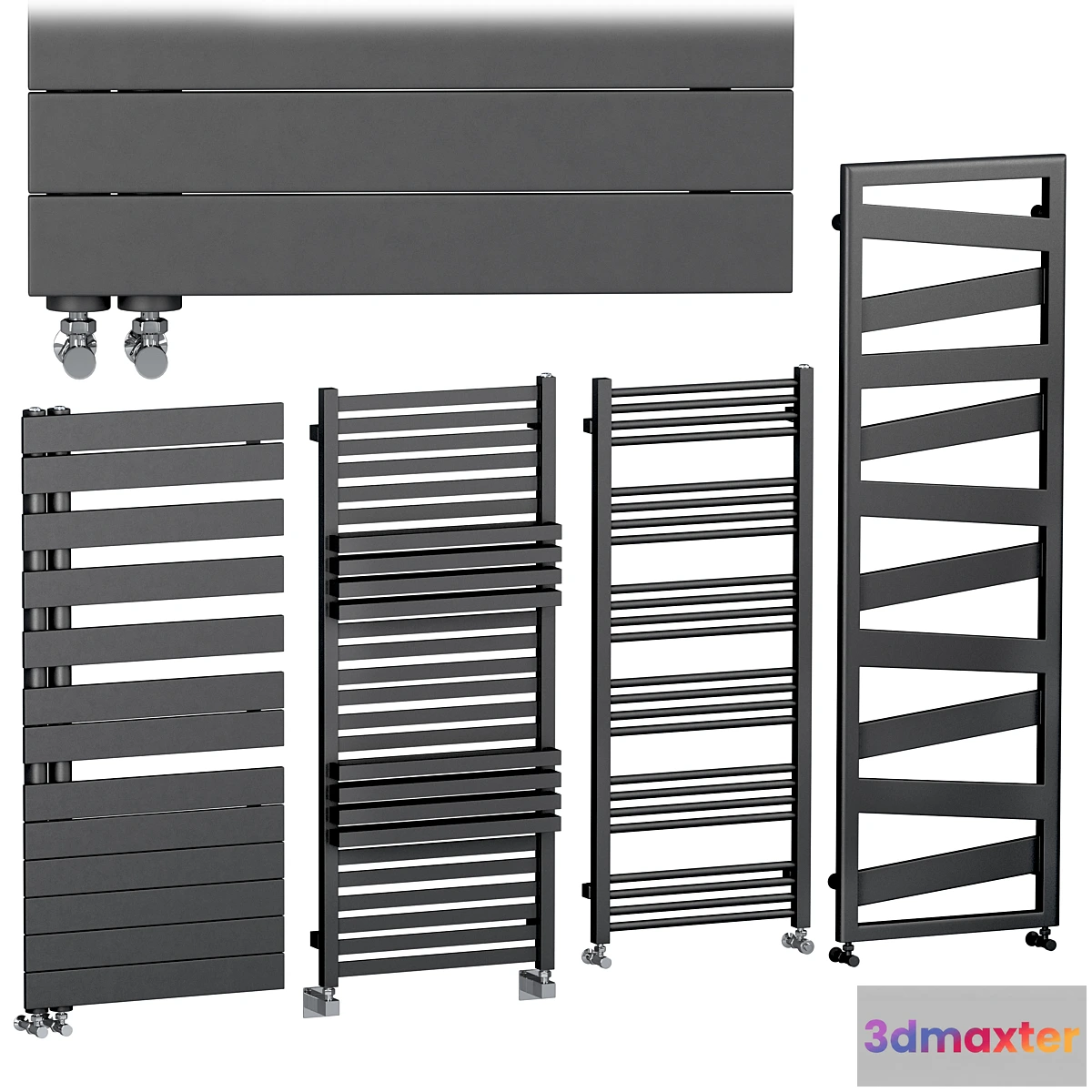 687036 - Towel Radiators set 3