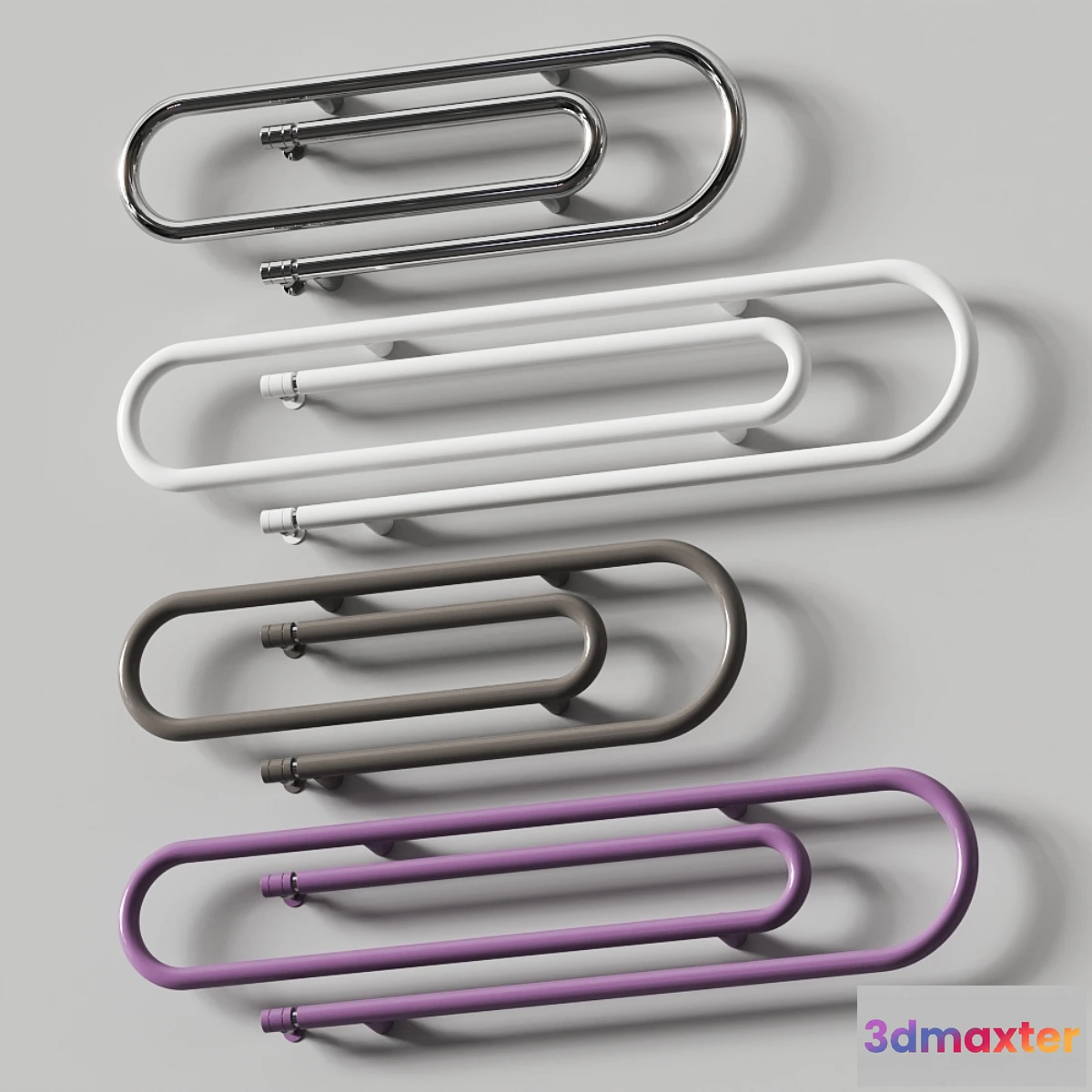 722746 - Scirocco H Graffe Towel Rail - No.2