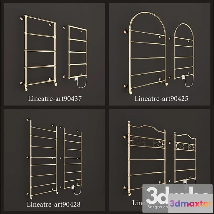 913280 - Group Towel Rails Lineatre