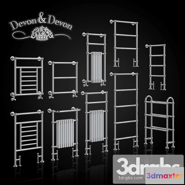 913312 - Set of Towel Warmers Devon Devon