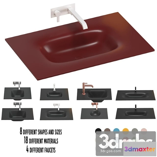 1014738 - Artelinea undercounter wash basin set 1