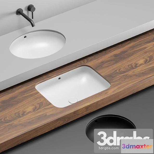 1014774 - Cielo undercounter washbasin set