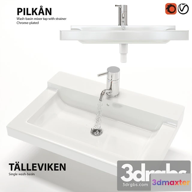 1014860 - Mixer and sink telleviken and pilkon
