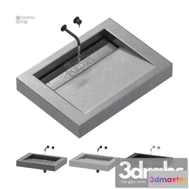 1014932 - Ssi design indiana wastafel solid surface minimal