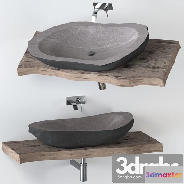 1014948 - Stone washbasin with slab top 2
