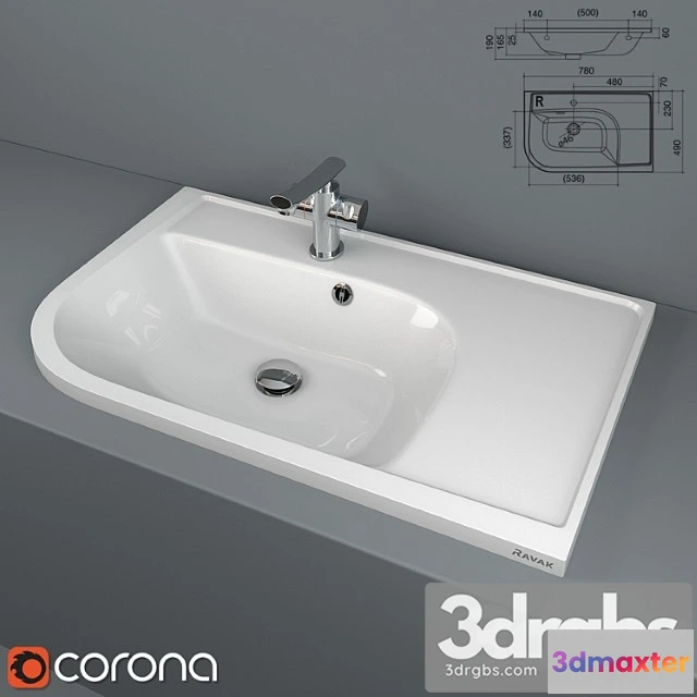 1014984 - Washbasin ravak praktik u